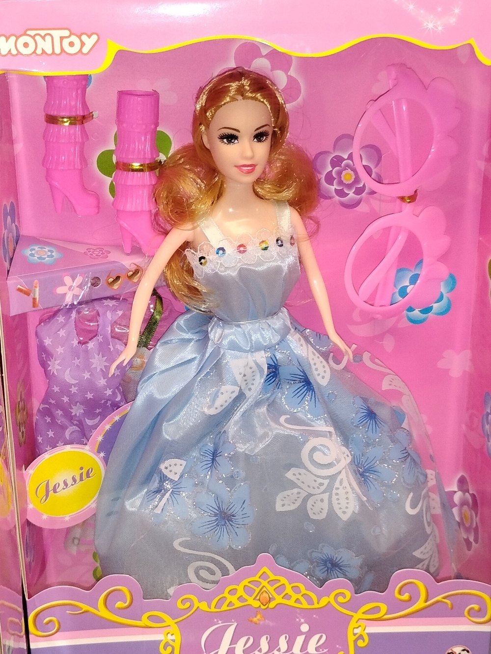Jessie Blue Flower Princess Doll